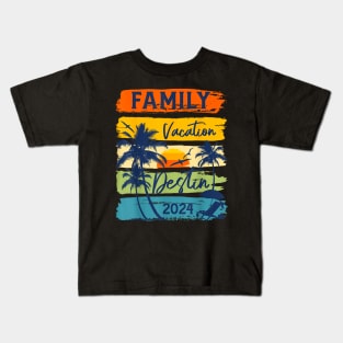 Family Vacation Destin 2024 Florida Matching Summer Vacation Kids T-Shirt